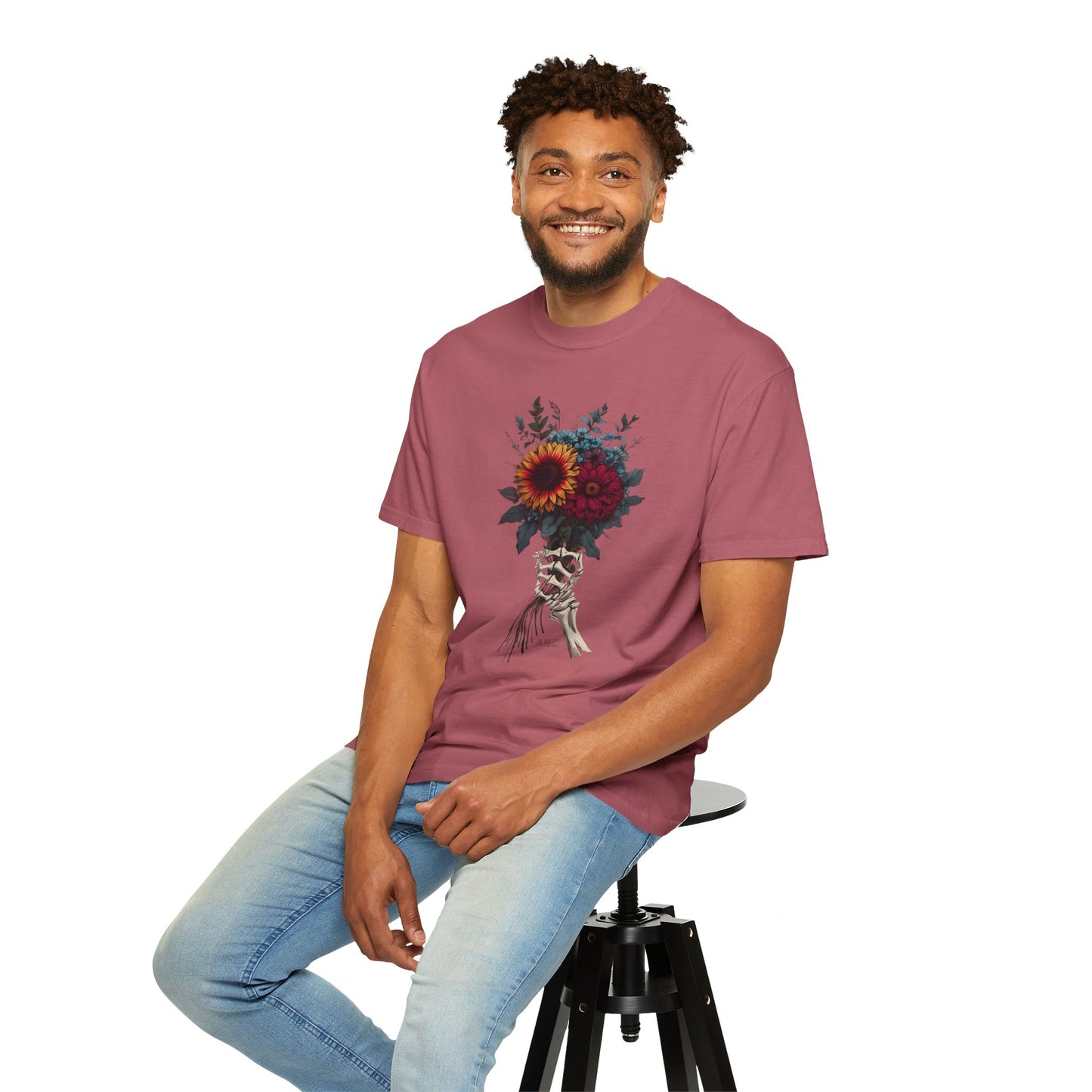 Skeleton Flowers T-shirt