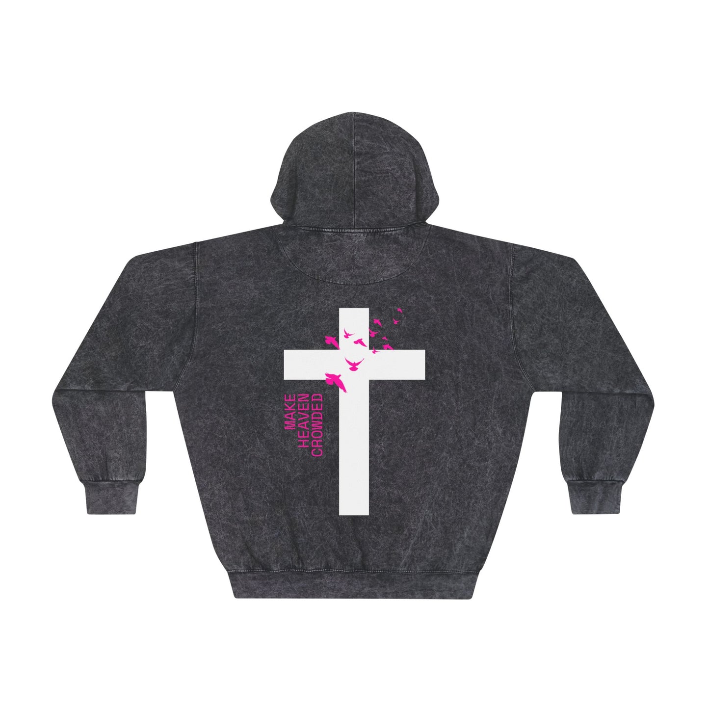 Cross & Heart Mineral Wash Hoodie