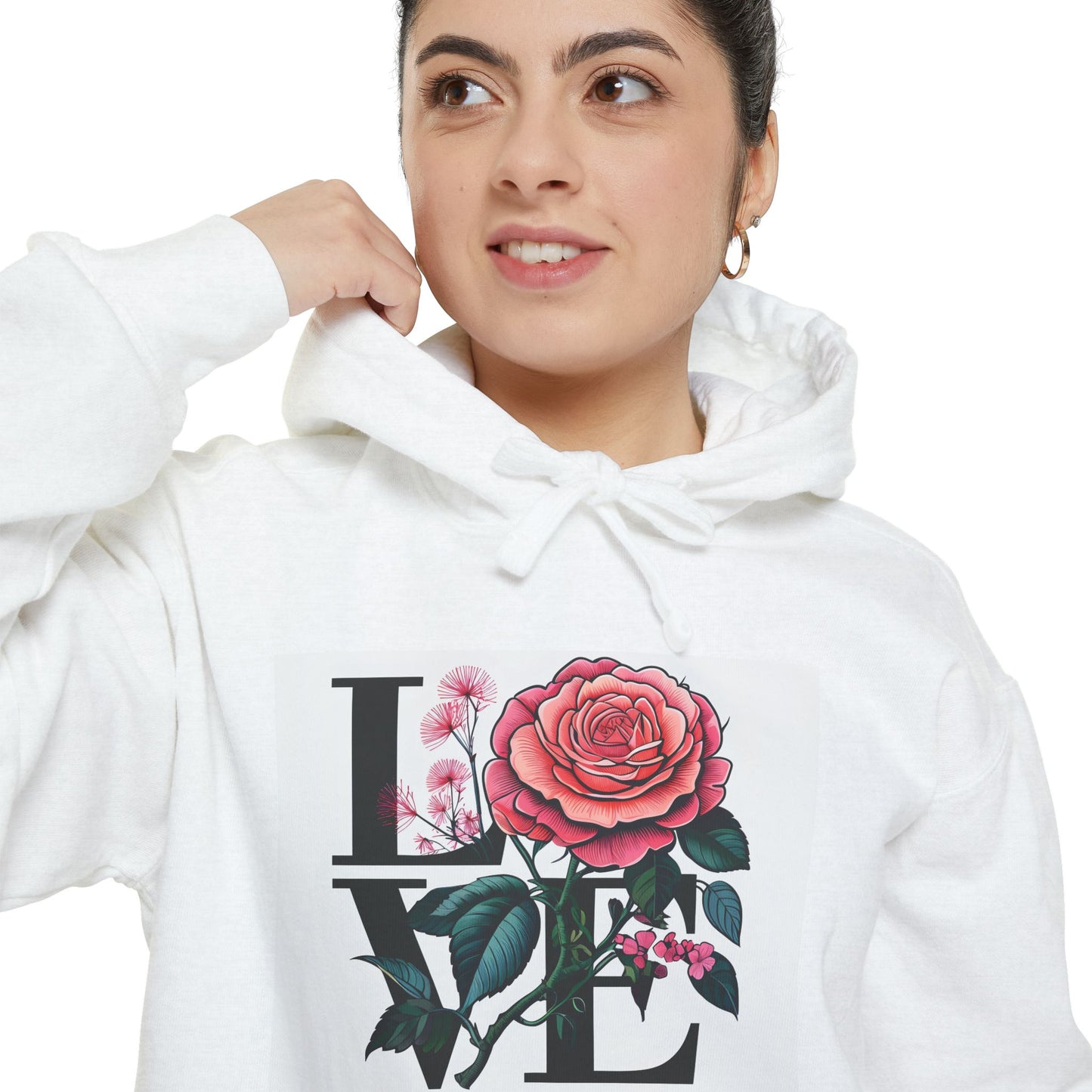 Love rose Hoodie