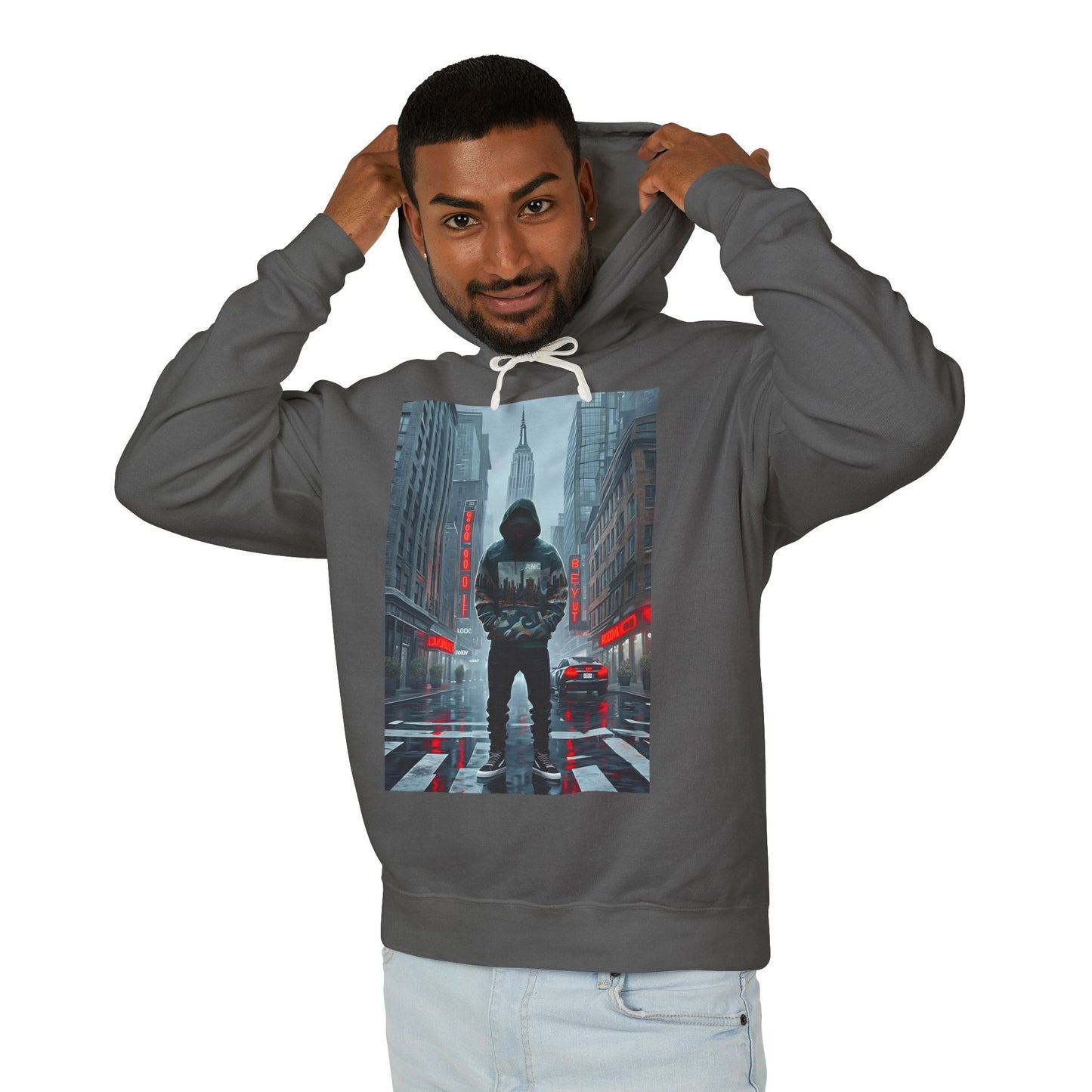 Cityscape Lightweight Hooded Sweatshirt